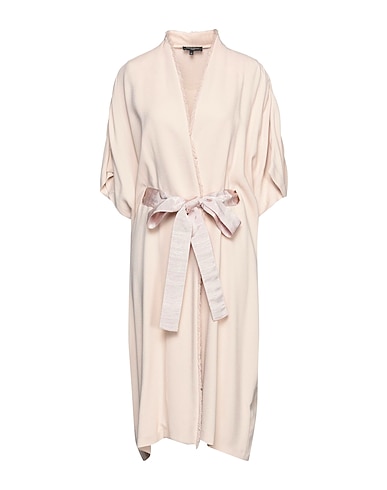 ANTONELLI Full-length jacket Light pink 97% Viscose, 3% Elastane
