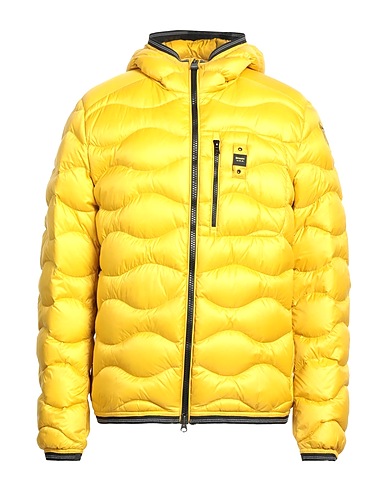BLAUER. Piumino Giallo 100% Poliammide