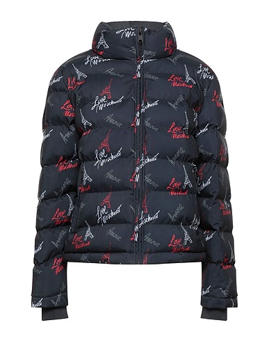LOVE MOSCHINO Shell  jacket Black 100% Polyester, Elastane