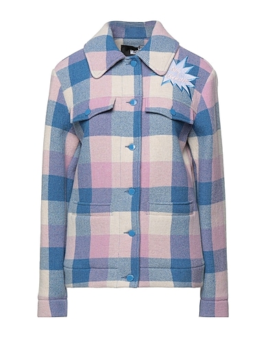 LOVE MOSCHINO Jacket Slate blue 78% Wool, 22% Polyamide