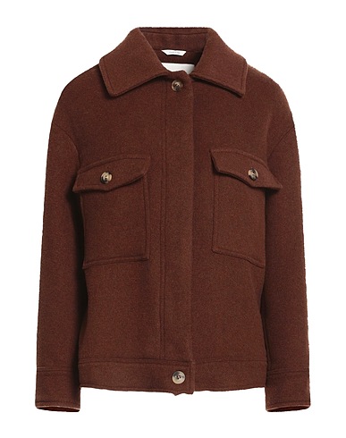 PRIVĒ Milano Giubbotto Marrone 49% Acrilico, 24% Lana, 22% Poliestere, 5% Altre Fibre