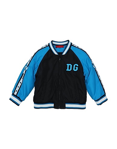 DOLCE & GABBANA Bomber Azure 100% Polyester, Viscose, Cotton, Elastane