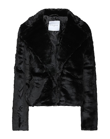 GAëLLE Paris Teddy Coat Black 100% Polyester
