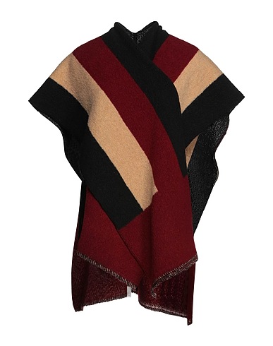 MERCI ITALIA Cloak Burgundy 60% Polyester, 20% Wool, 20% Acrylic