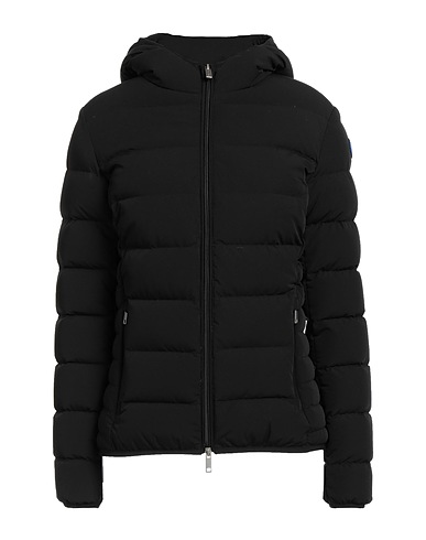 CENTOGRAMMI Shell jacket Black 90% Nylon, 10% Elastane