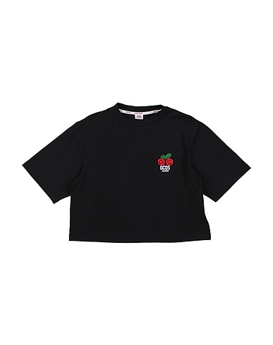 GCDS MINI T-shirt Black 95% Cotton, 5% Elastane, Polyester