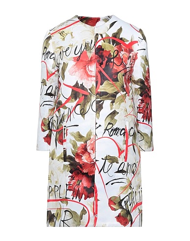PHILIPP PLEIN Full-length jacket White 100% Polyester