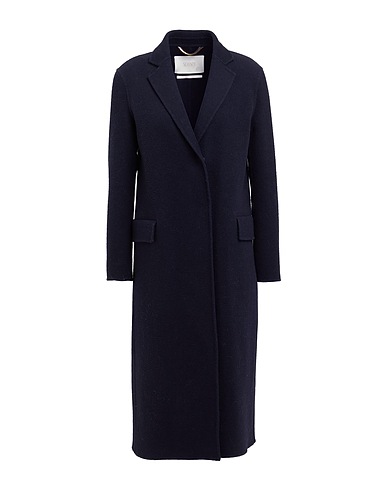 SEVENTY VENEZIA Coat Midnight blue 90% Wool, 10% Polyester