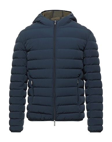 CENTOGRAMMI Shell  jacket Midnight blue 90% Nylon, 10% Elastane