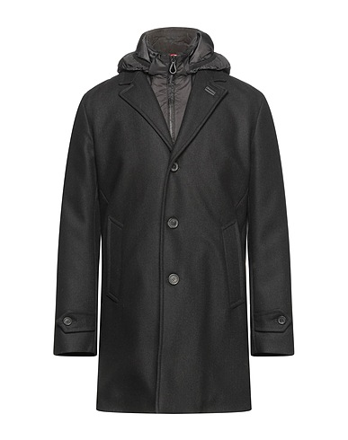 PALTÒ Coat Black 58% Wool, 32% Polyester, 5% Cashmere, 5% Polyamide