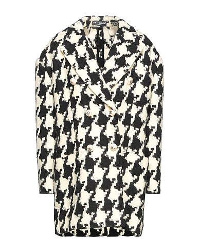 DOLCE&GABBANA Coat Black 89% Virgin Wool, 11% Polyamide