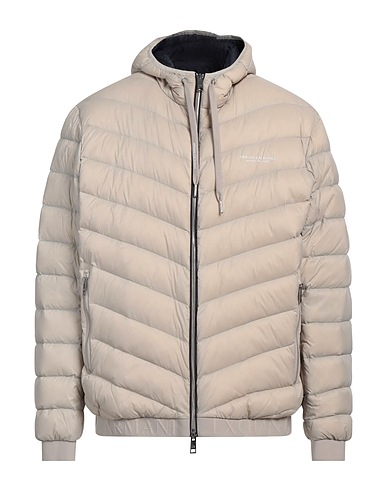 ARMANI EXCHANGE Μπουφάν με επένδυση από πούπουλα Κρεμ 100% Πολυαμίδη