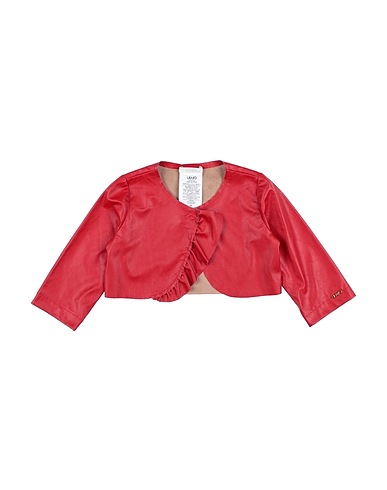 LIU •JO Jacket Red 100% Polyester, Polyurethane resin