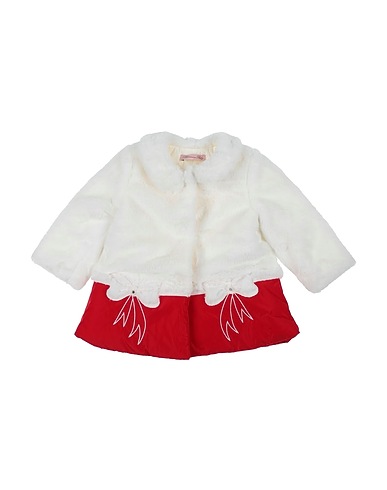 MISS BLUMARINE Teddy Coat White 100% Polyester