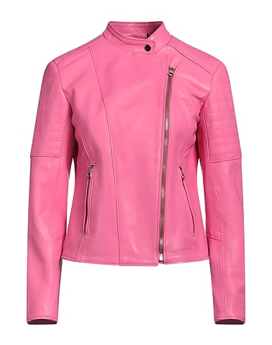 MASTERPELLE Giacca biker Rosa Pelle