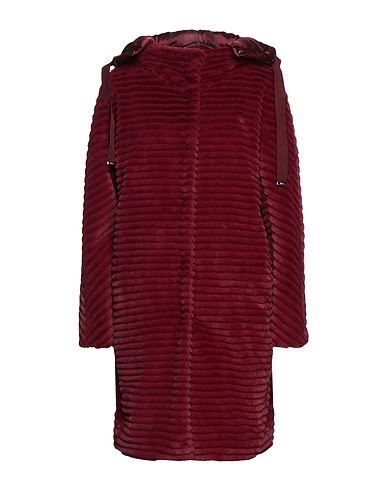 HERNO Shell jacket Burgundy 100% Polyester, Cupro, Cotton, Acetate