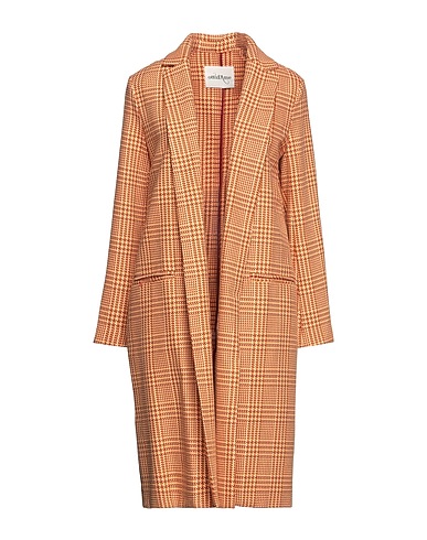 OTTOD'AME Full-length jacket Salmon pink 70% Cotton, 25% Polyester, 5% Other Fibres