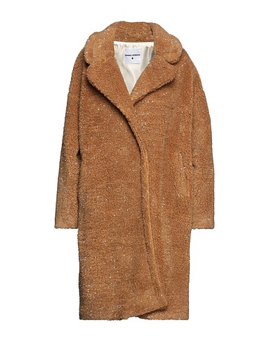 FRONT STREET 8 Teddy Coat Camel 54% Acrylic, 23% Polyester, 23% Wool
