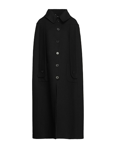 MAISON MARGIELA Cape Black 50% Wool, 50% Cotton