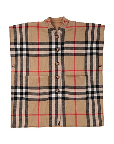 BURBERRY Cappa Cammello 100% Lana, Cotone