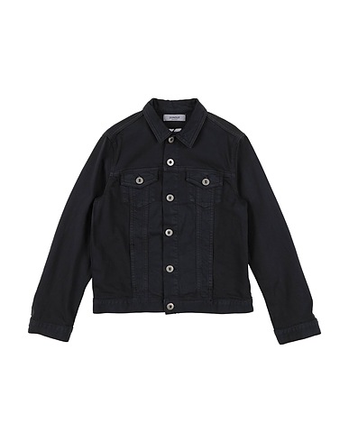 DONDUP Denim jacket Charcoal 98% Cotton, 2% Elastane