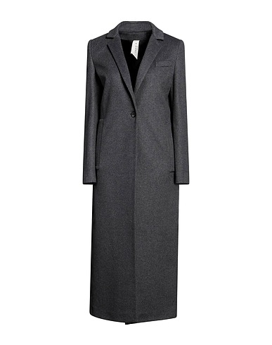 ANNIE P. コート 鉛色 ウール 70% / ナイロン 20% / カシミヤ 10%