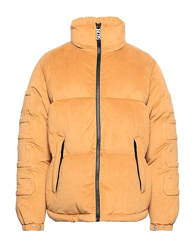 GCDS Shell jacket Tan 79% Polyester, 21% Polyurethane, Alcantara®