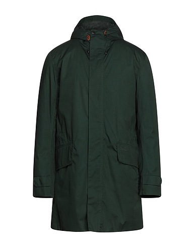 BARBOUR Cappotto Verde scuro 65% Poliestere, 35% Cotone