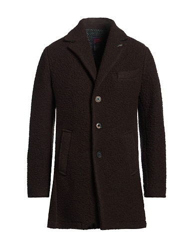 BOB Coat Dark brown 57% Wool, 38% Polyester, 5% Acrylic