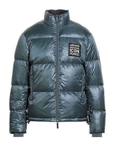 ARMANI EXCHANGE Steppjacke ICON PERIOD Taubenblau 100% Polyamid