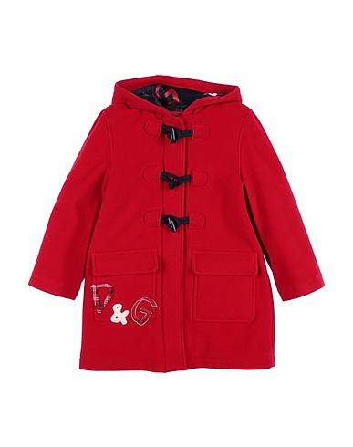 DOLCE&GABBANA Coat Red 80% Virgin Wool, 20% Polyamide, Synthetic fibers, Viscose, Wool