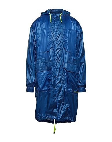 CUSTO BARCELONA Full-length jacket Blue 100% Polyamide, Polyester