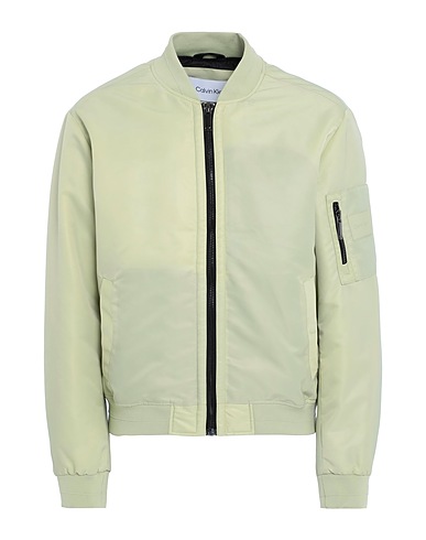 CALVIN KLEIN Bomber Light green 100% Polyamide