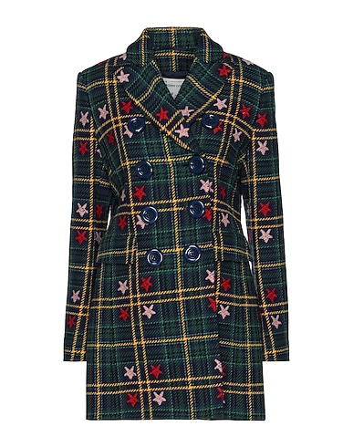 MAISON COMMON Coat Green 100% Virgin Wool