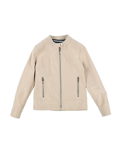 FREEDOMDAY Jacket Beige 100% Polyurethane, Viscose, Cotton