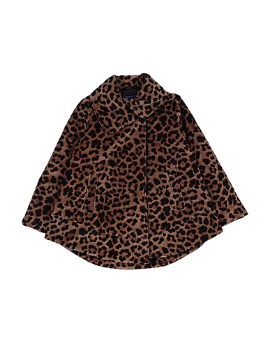 FAY Coat Brown 100% Cotton, Elastane