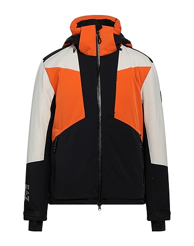 EA7 Jacke Orange 86% Polyamid, 14% Elastan, Polyurethan