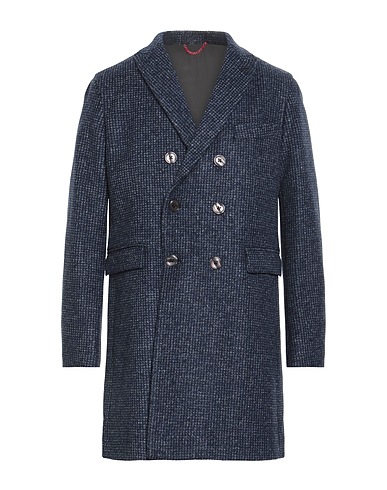 AT.P.CO Coat Navy blue 54% Acrylic, 24% Virgin Wool, 22% Polyester