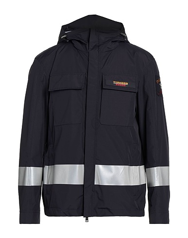 PAUL & SHARK Blouson Bleu nuit 100% Polyester, Verre, Polyéthylène, Résine