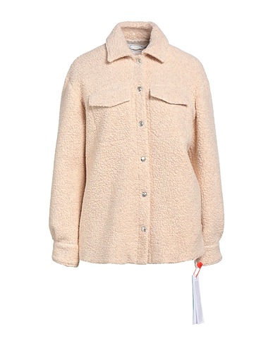 OFF-WHITE™ Jacket Beige 64% Recycled wool, 23% Polyamide, 9% Polyester, 4% Other Fibres