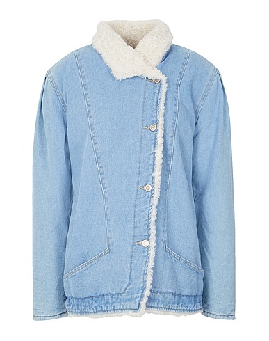 8 by YOOX Denim jacket Blue 100% Organic cotton