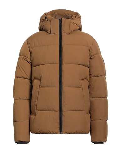 CALVIN KLEIN Shell jacket Camel 100% Recycled polyamide