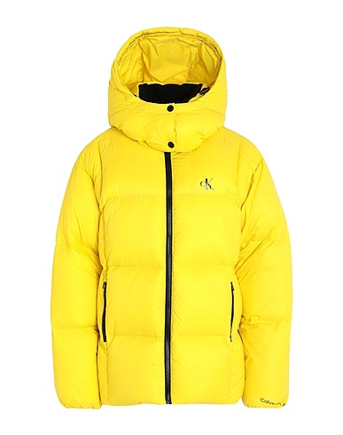 CALVIN KLEIN JEANS Steppjacke Gelb 100% Recyceltes Polyamid