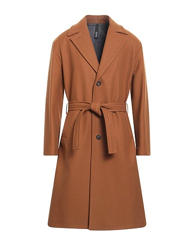 HEVÒ Coat Camel 80% Pure virgin wool IWS, 20% Polyamide