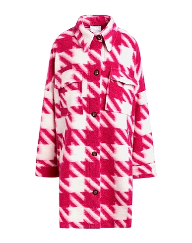 8 by YOOX Coat Fuchsia 60% Polyester, 40% Virgin Wool