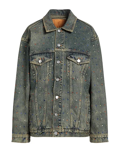 MARTINE ROSE Denim jacket Blue 100% Cotton