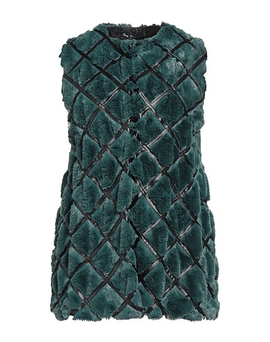 SPAGO DONNA Teddy Coat Verde petrolio 100% Poliestere