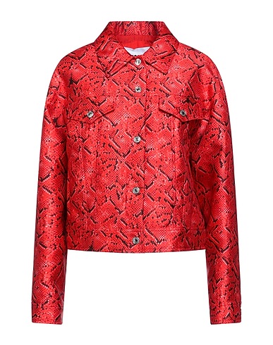 MSGM Blouson Rouge 100% Polyester