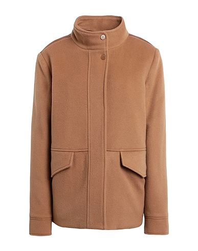 WOOLRICH Shell  jacket Camel 70% Virgin Wool, 20% Polyamide, 10% Cashmere