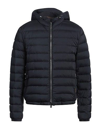 MOORER Piumino Blu notte 95% Poliammide, 5% Poliuretano